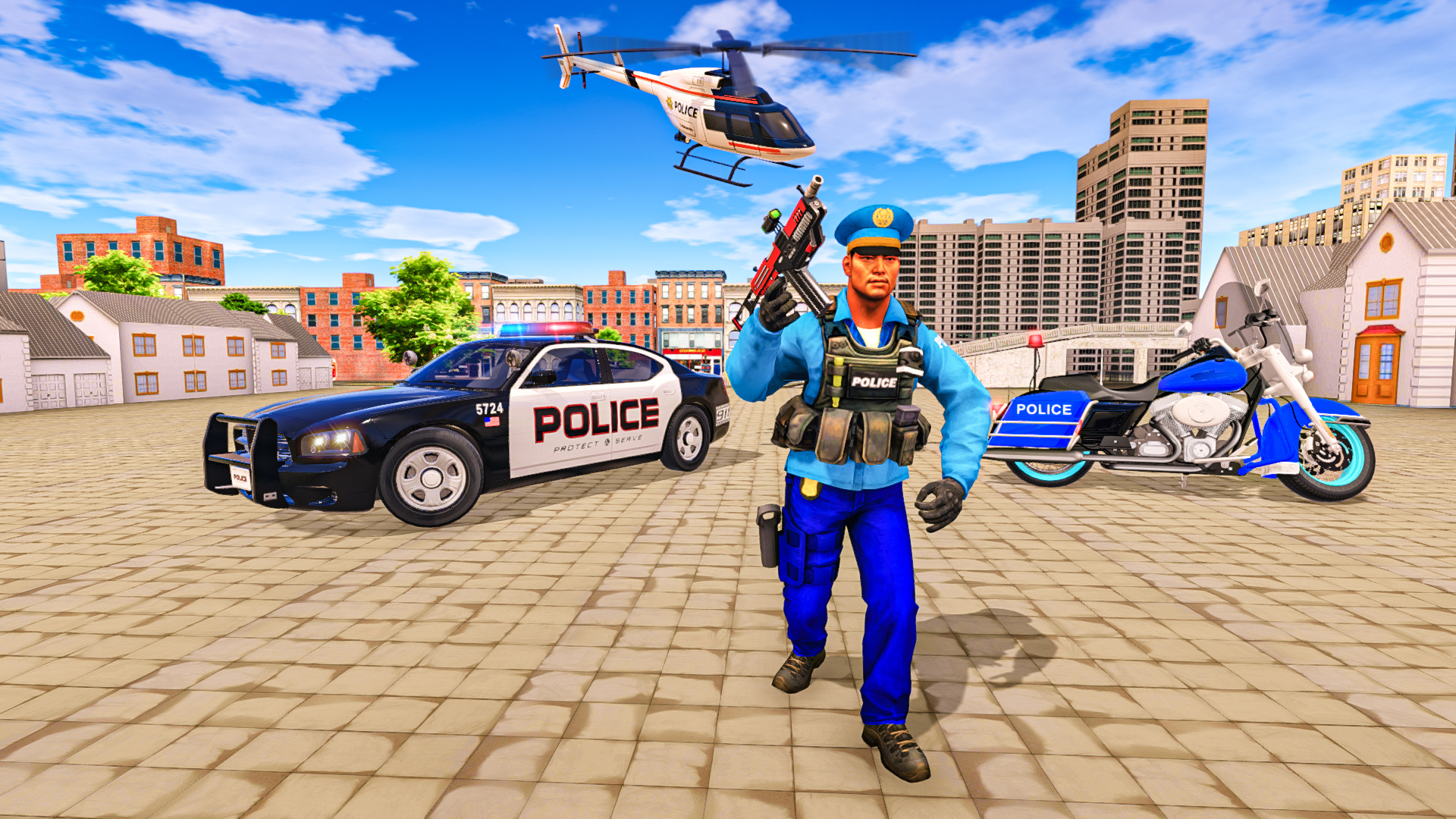 اسکرین شات 3 بازی Police Simulator Cop Games 3D