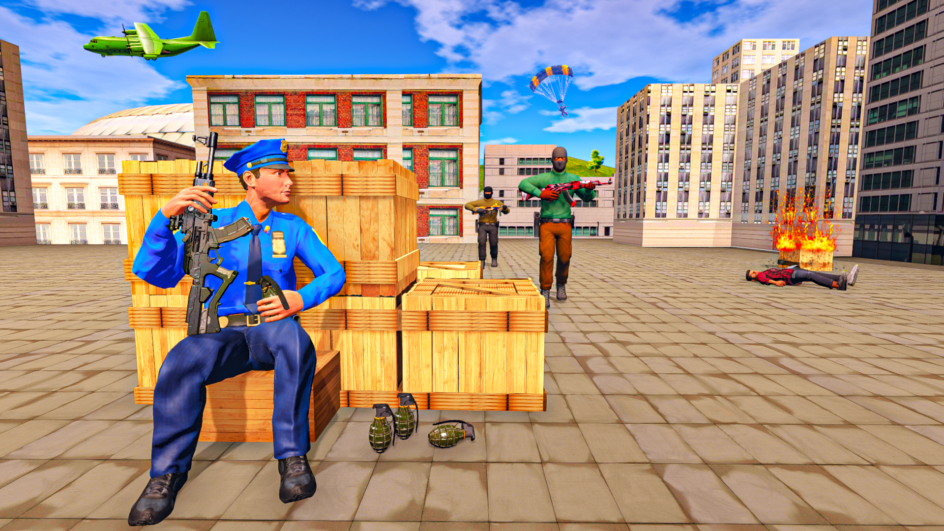 اسکرین شات 2 بازی Police Simulator Cop Games 3D