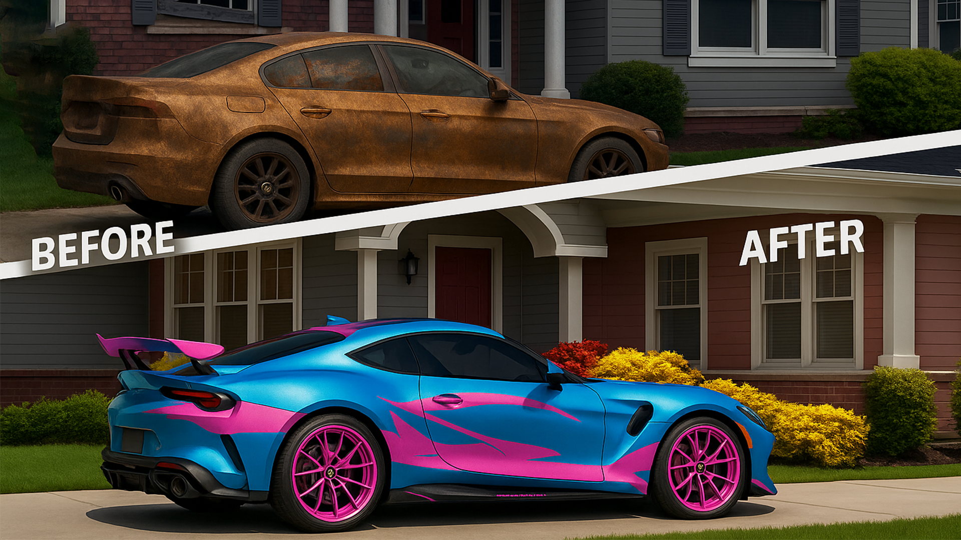 اسکرین شات 2 بازی Car Wash Game: Car Makeover