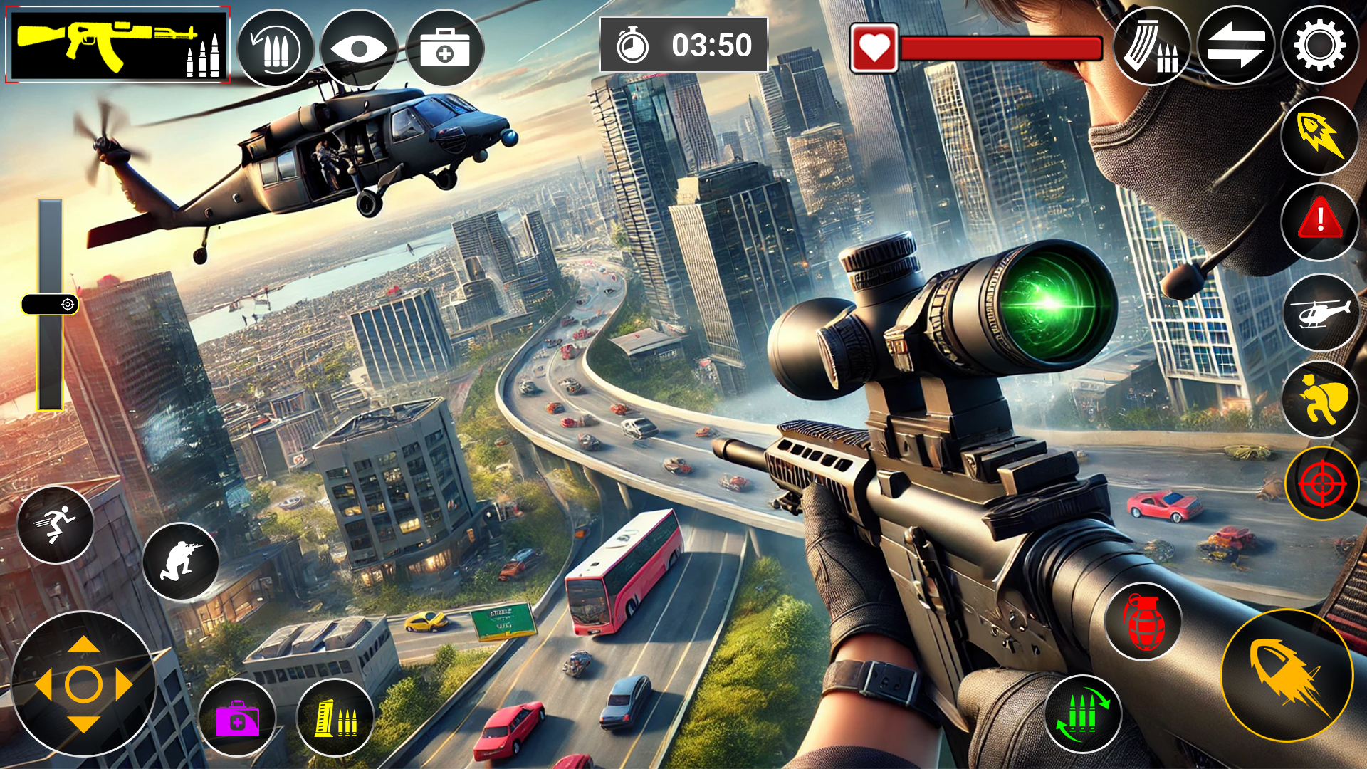 اسکرین شات 1 بازی Sniper Gun Games- FPS Shooting