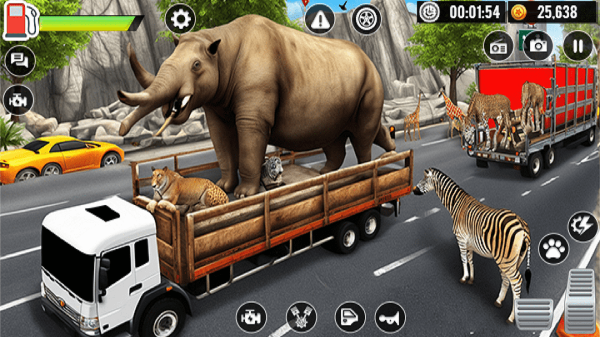 اسکرین شات 6 بازی Truck Driving Animal Transport