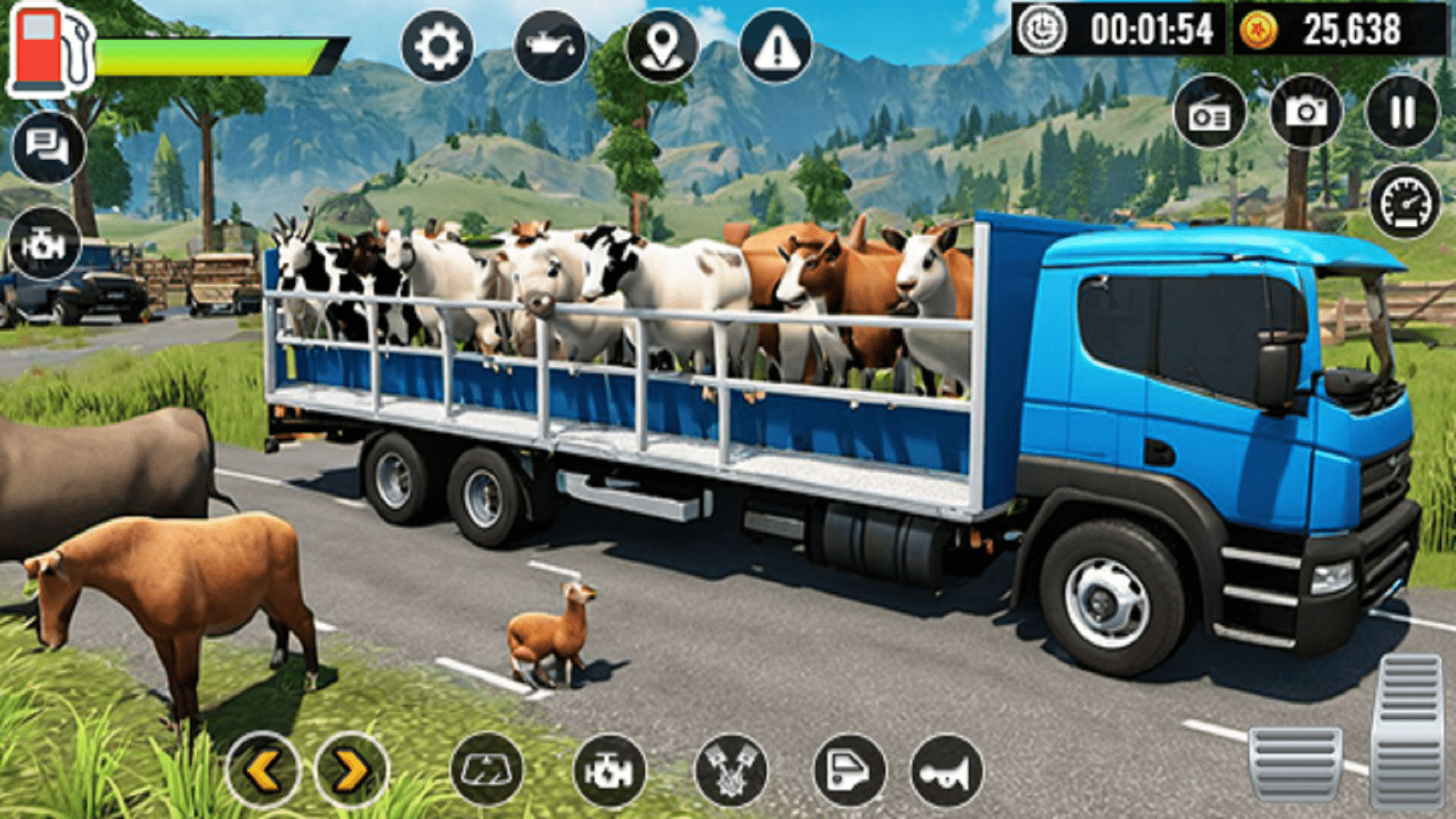 اسکرین شات 2 بازی Truck Driving Animal Transport
