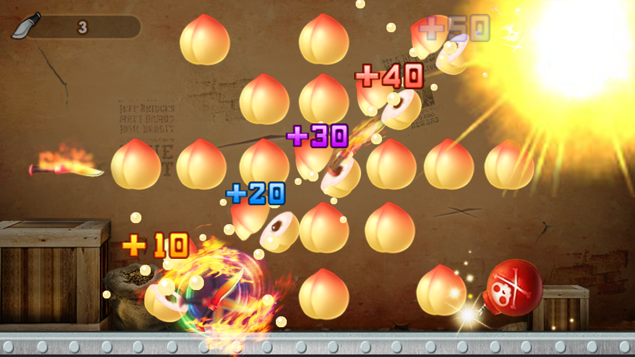 اسکرین شات 2 بازی Fruits Cut