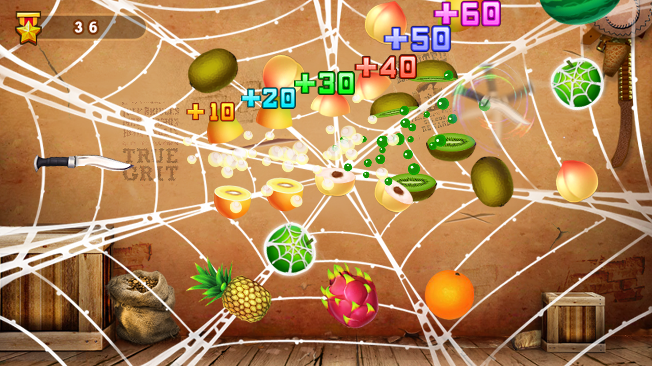 اسکرین شات 1 بازی Fruits Cut