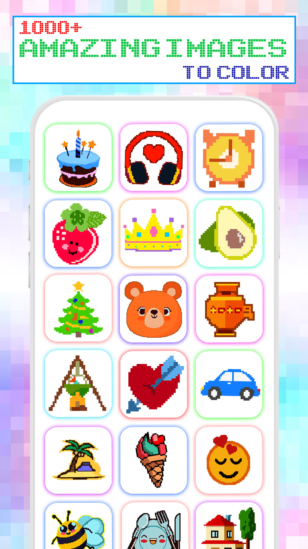 اسکرین شات 5 برنامه Pixel Art Book Paint By Number