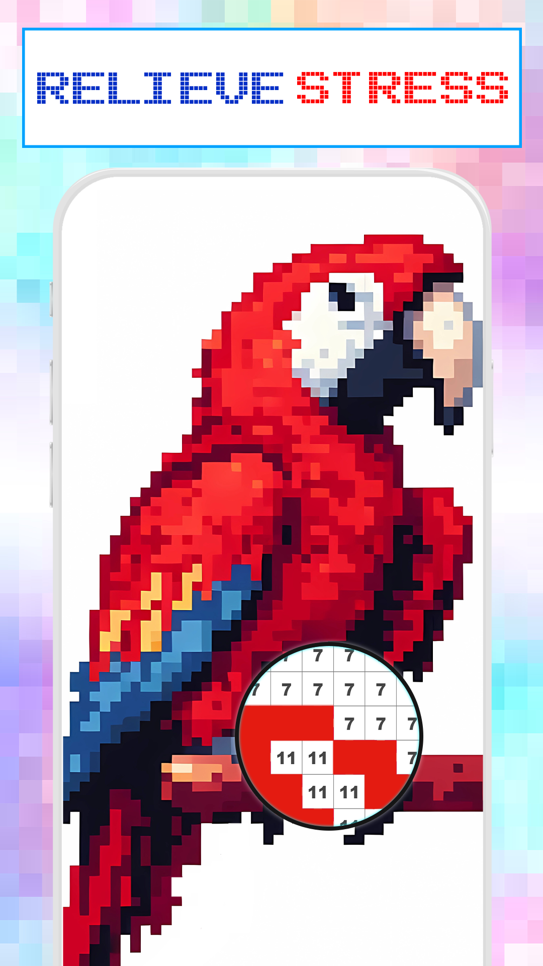 اسکرین شات 3 برنامه Pixel Art Book Paint By Number