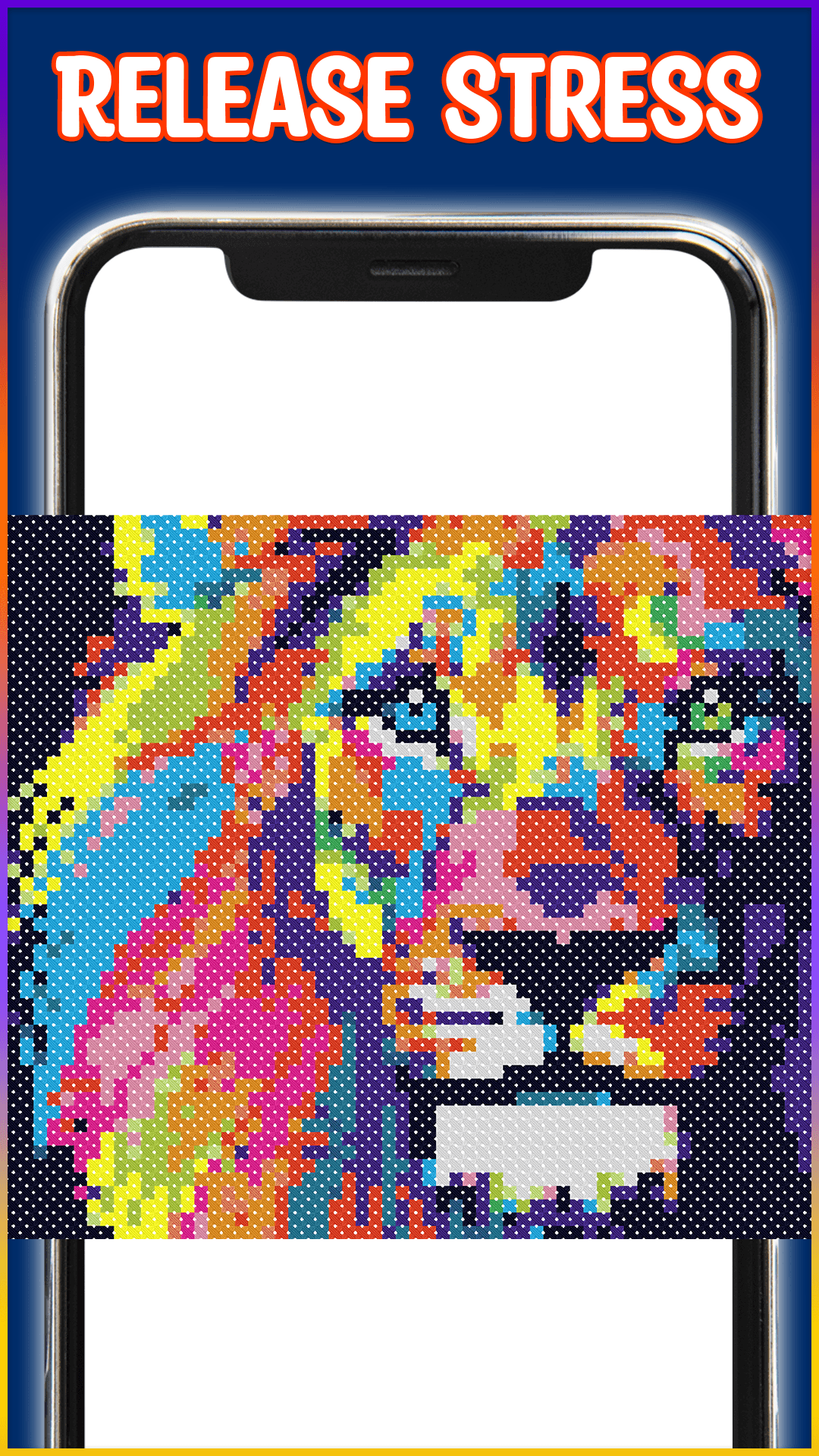 اسکرین شات 3 برنامه Cross Stitch Adult Coloring