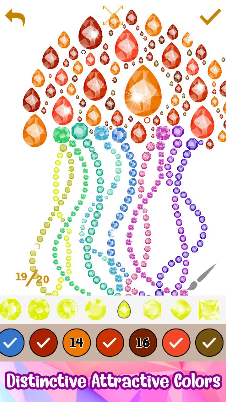 اسکرین شات 5 برنامه Diamond Art Color by Number