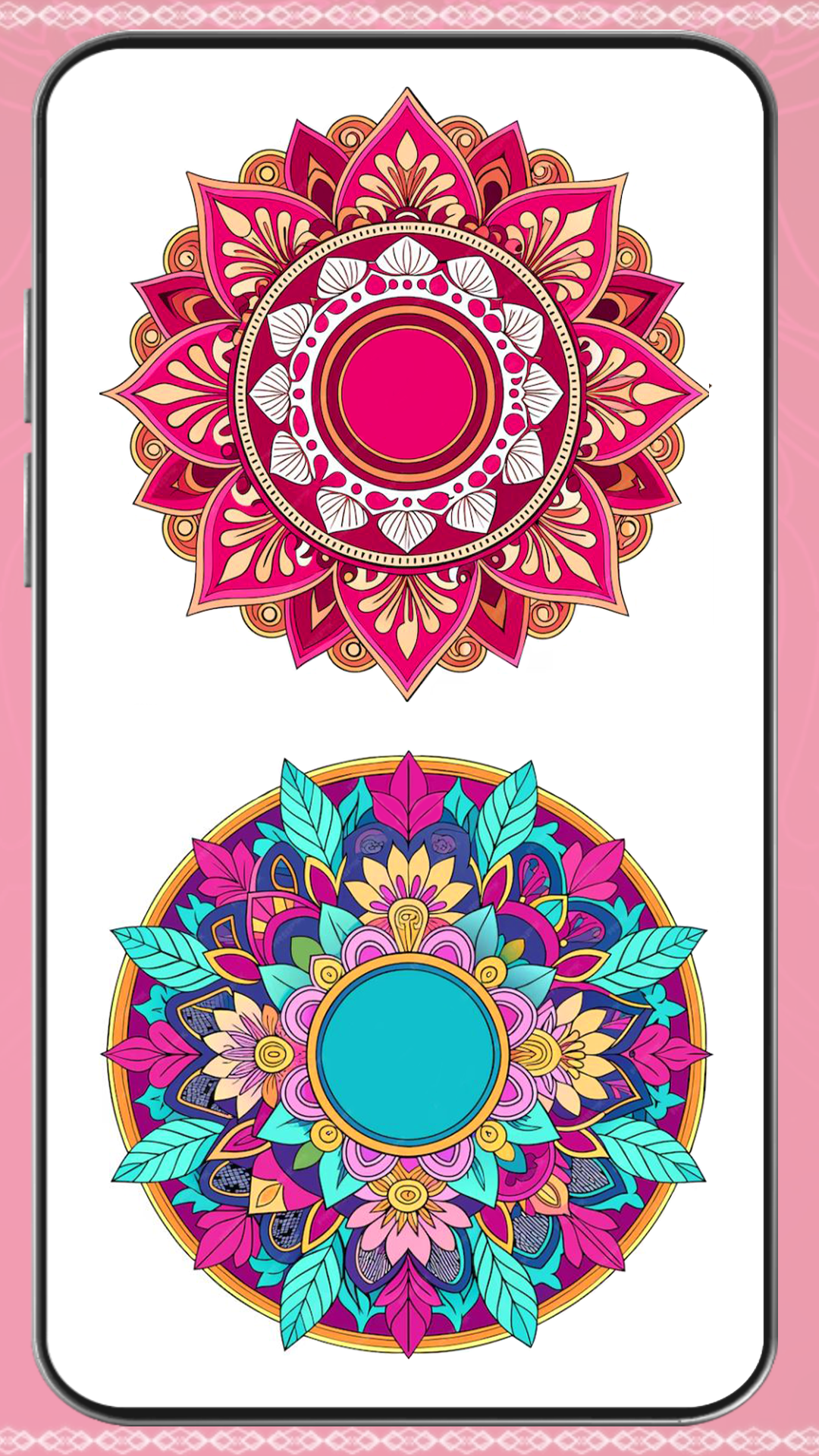 اسکرین شات 3 برنامه Mandala Color by Number Book