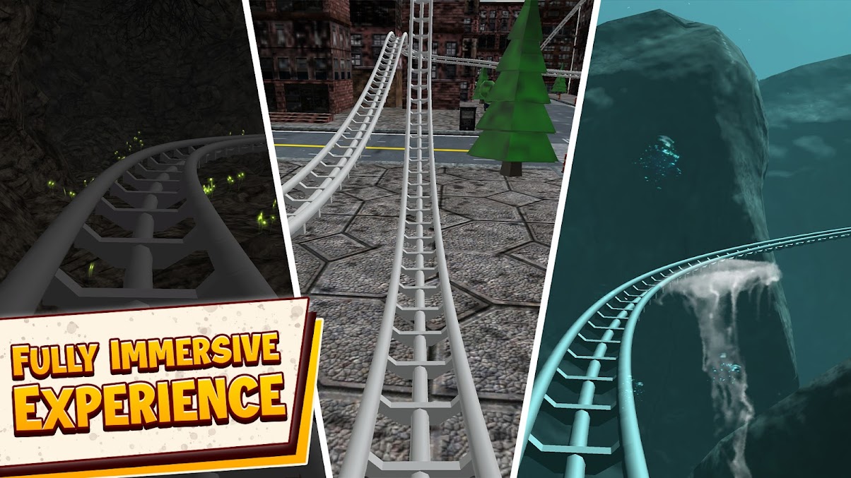 اسکرین شات 1 بازی VR Roller Coaster Crazy Rider