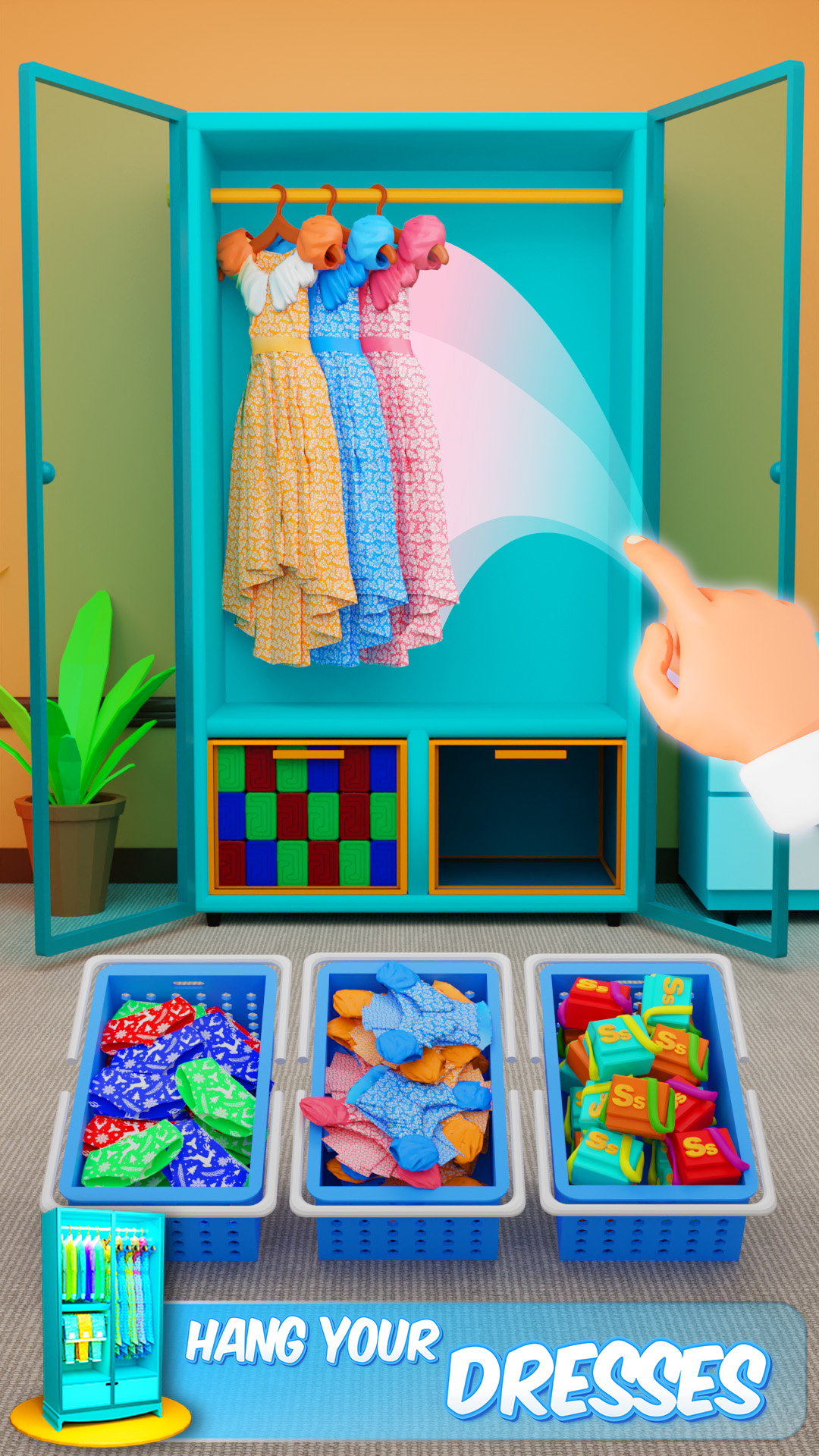 اسکرین شات 3 بازی Fill The Closet Organizer Game