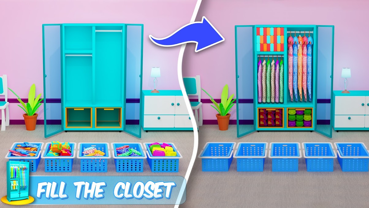 اسکرین شات 7 بازی Fill The Closet Organizer Game
