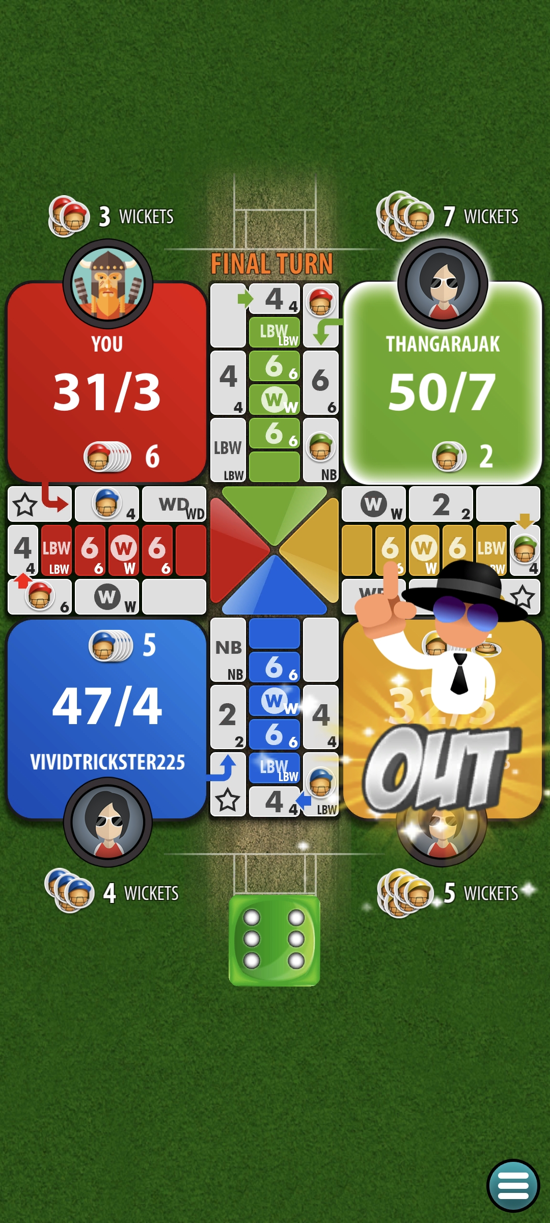 اسکرین شات 5 بازی Ludo Cricket Clash™