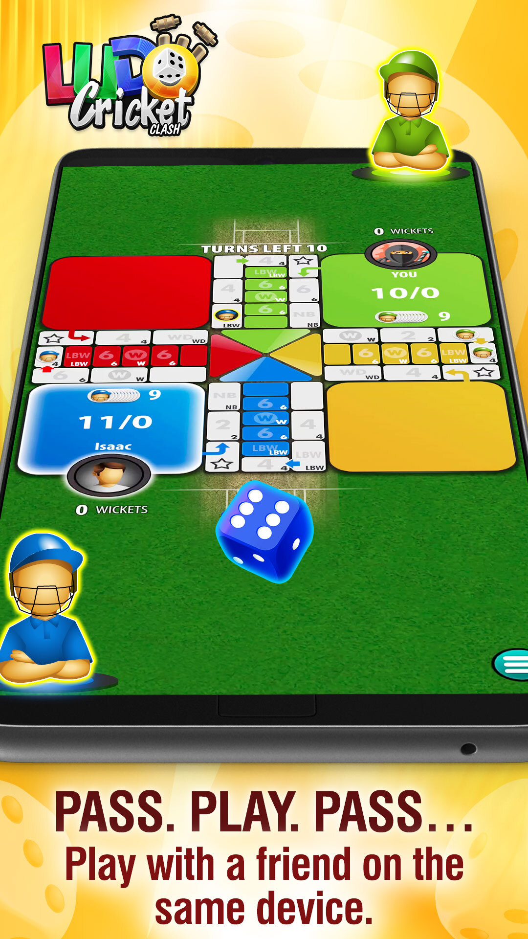اسکرین شات 3 بازی Ludo Cricket Clash™