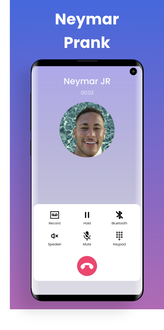 اسکرین شات 5 برنامه Neymar Fake Video Call & Prank