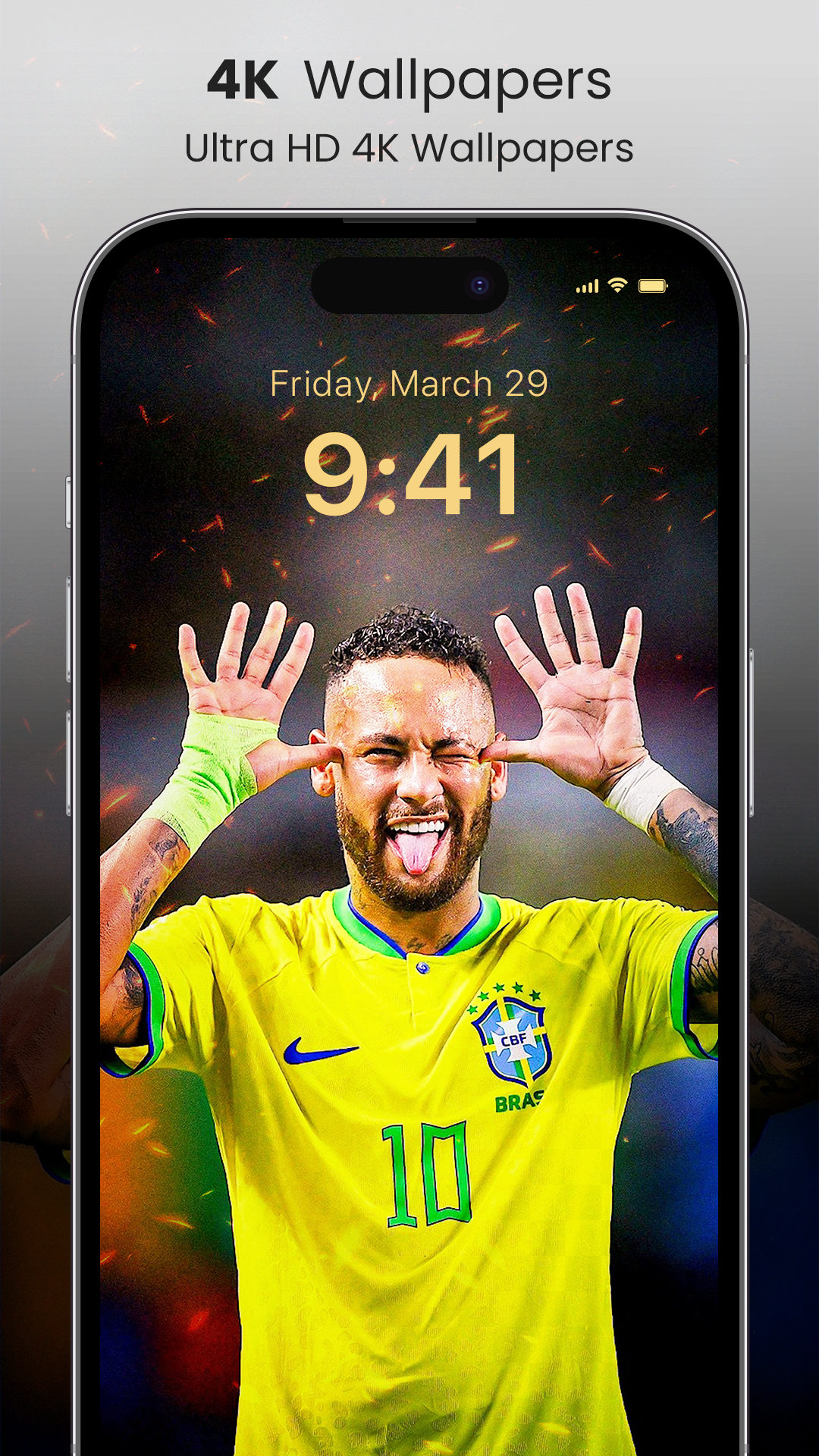 اسکرین شات 2 برنامه Neymar Wallpaper HD 4K Fondos