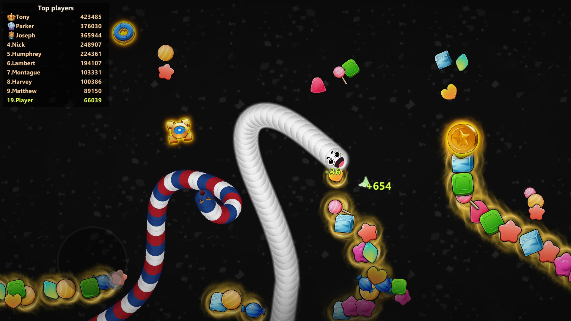 اسکرین شات 2 بازی Snake Zone.io - Hungry Game