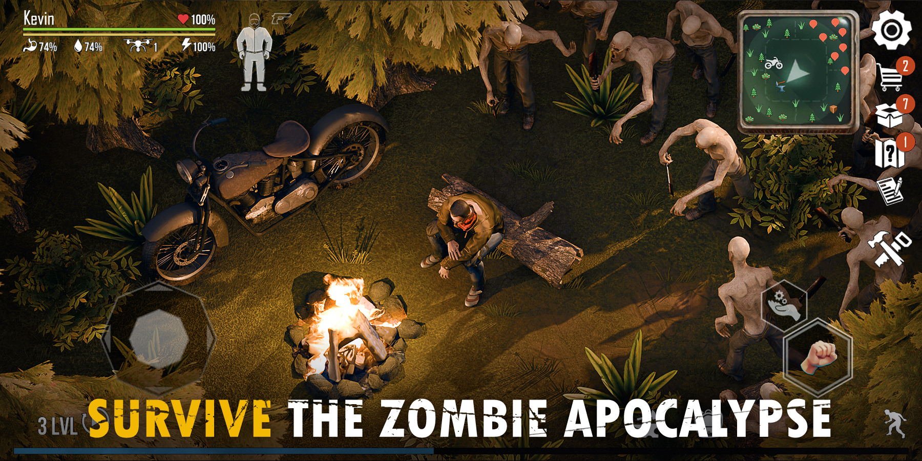 اسکرین شات 1 بازی Live or Die: Zombie Games Beta
