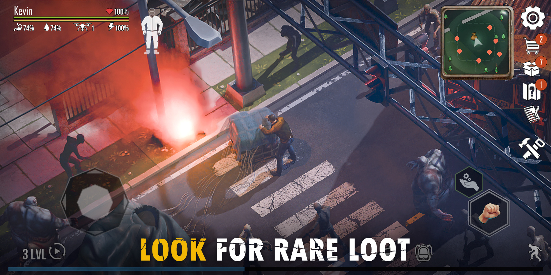 اسکرین شات 6 بازی Live or Die: Zombie Games Beta