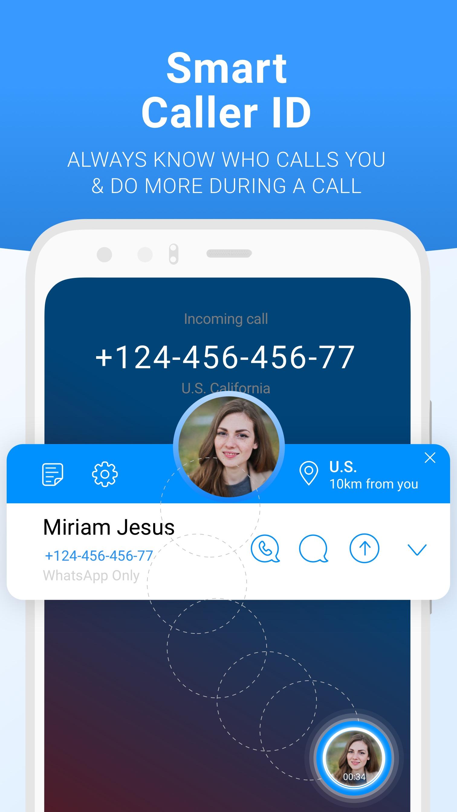 اسکرین شات 1 برنامه Me - Caller ID & Spam Blocker