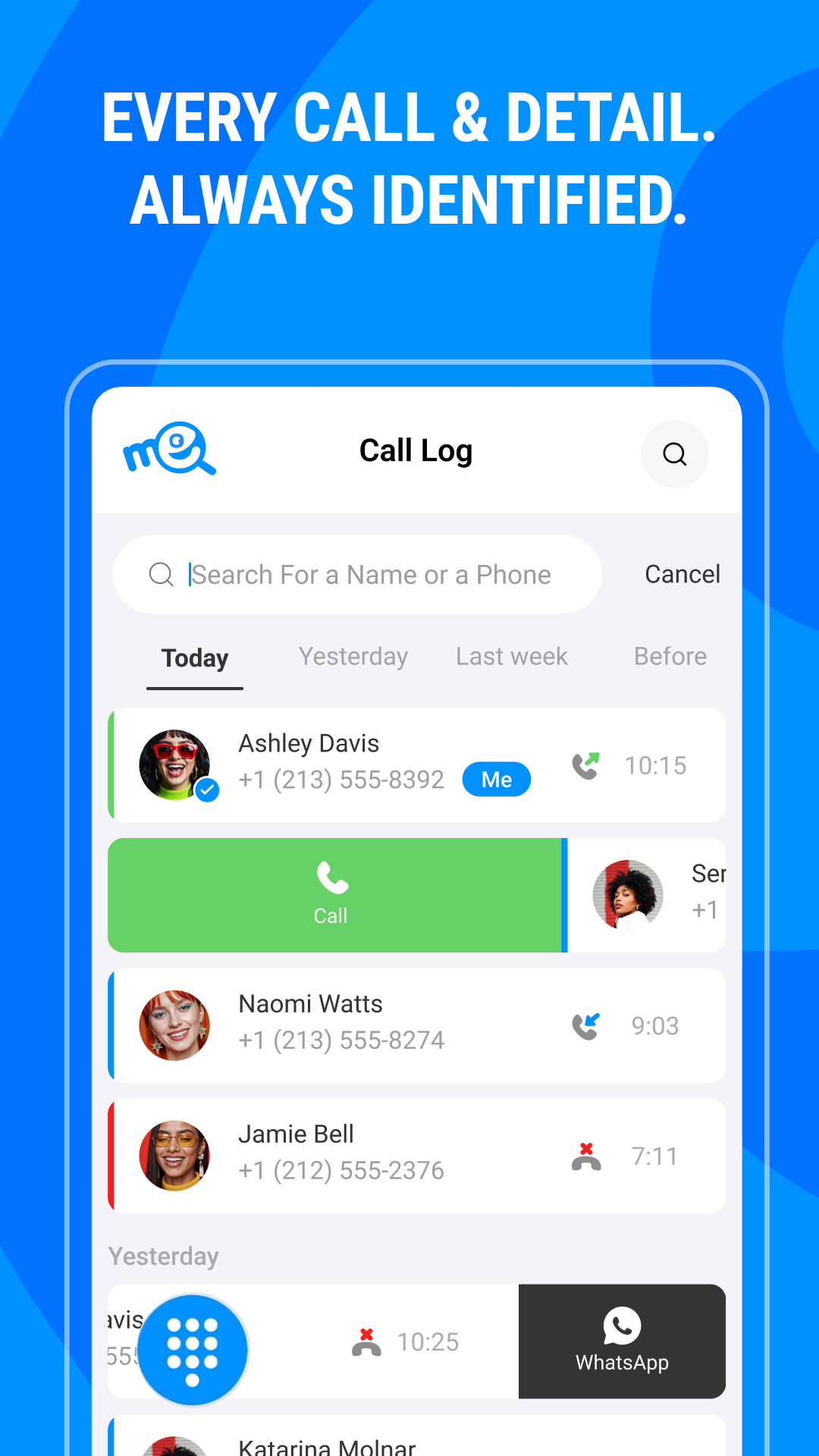 اسکرین شات 3 برنامه Me - Caller ID & Spam Blocker