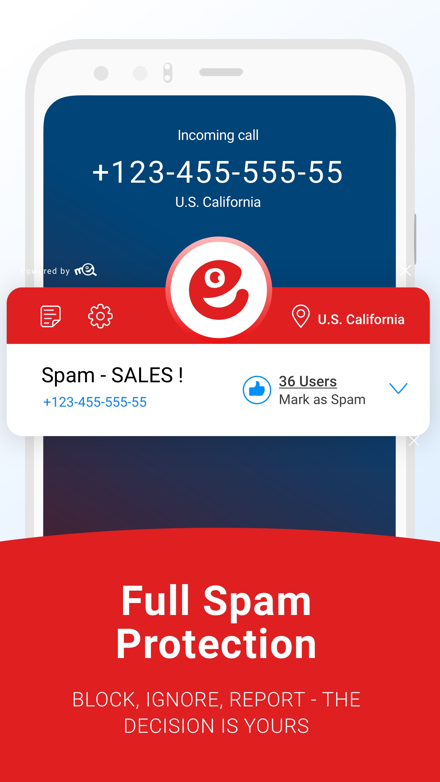 اسکرین شات 5 برنامه Me - Caller ID & Spam Blocker