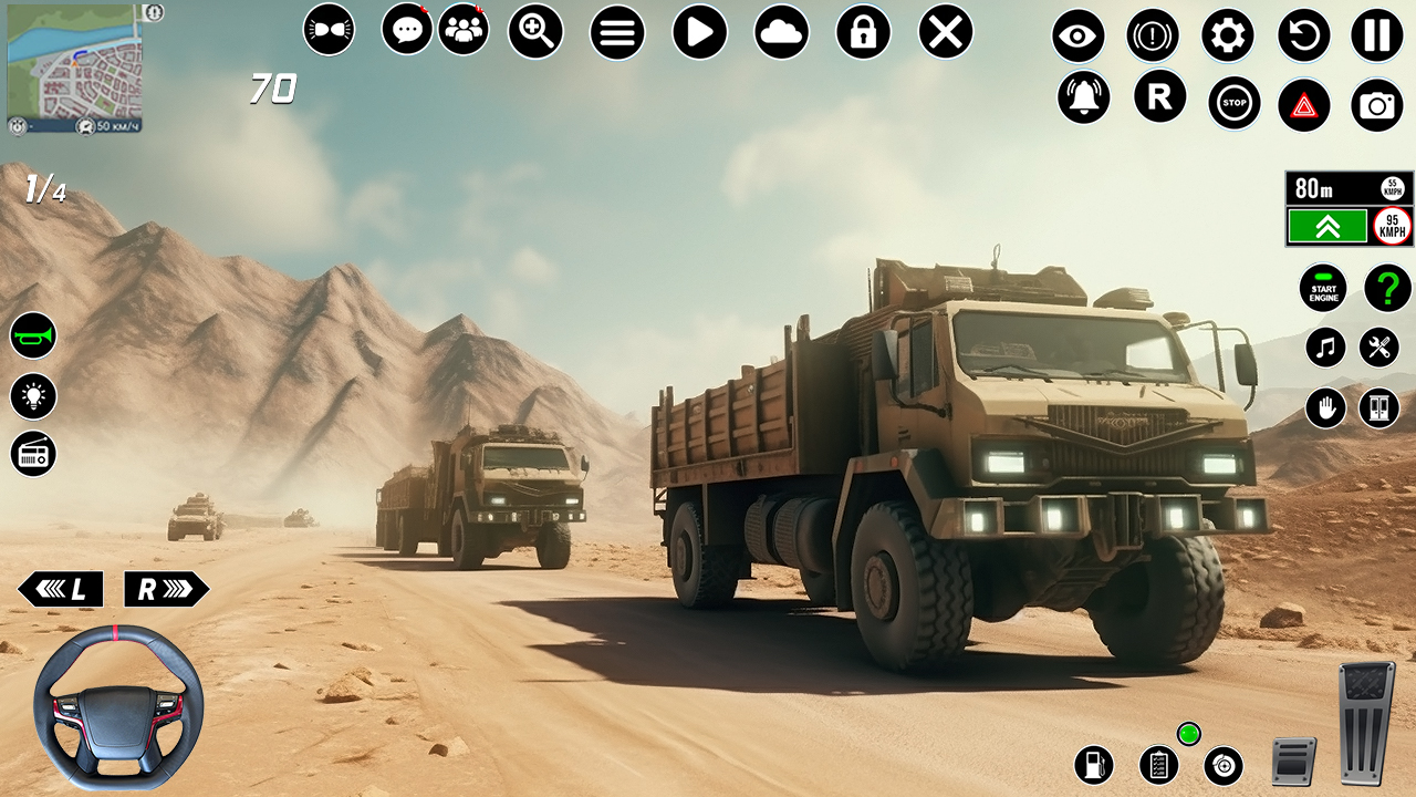 اسکرین شات 1 بازی Army Cargo Driver - Truck Game