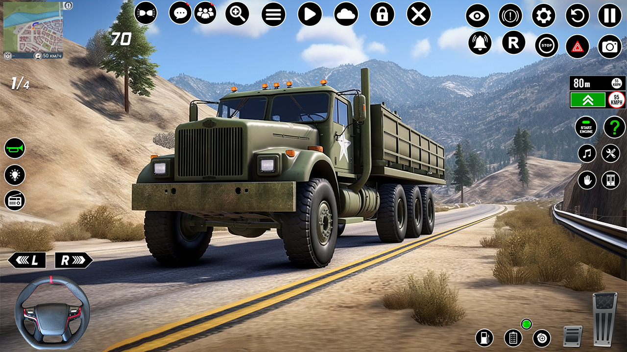 اسکرین شات 4 بازی Army Cargo Driver - Truck Game