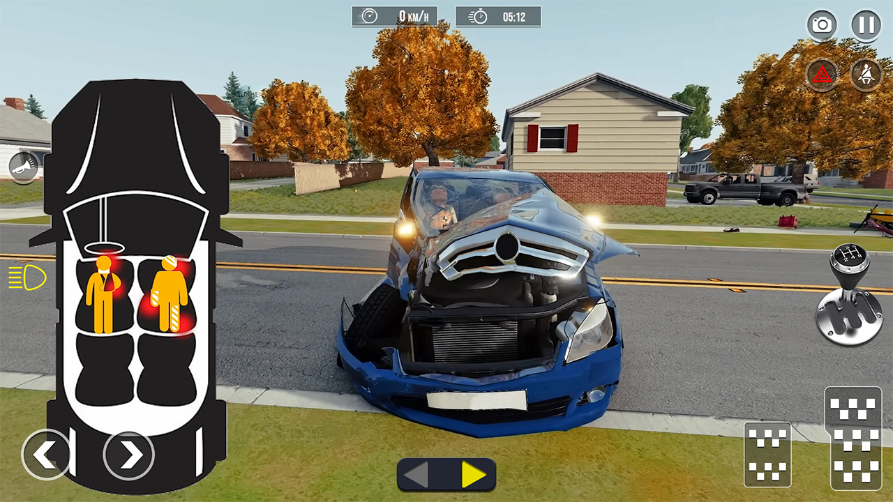 اسکرین شات 5 بازی Crazy Car Crash Simulator Game