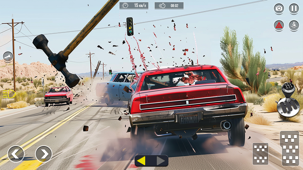 اسکرین شات 2 بازی Crazy Car Crash Simulator Game