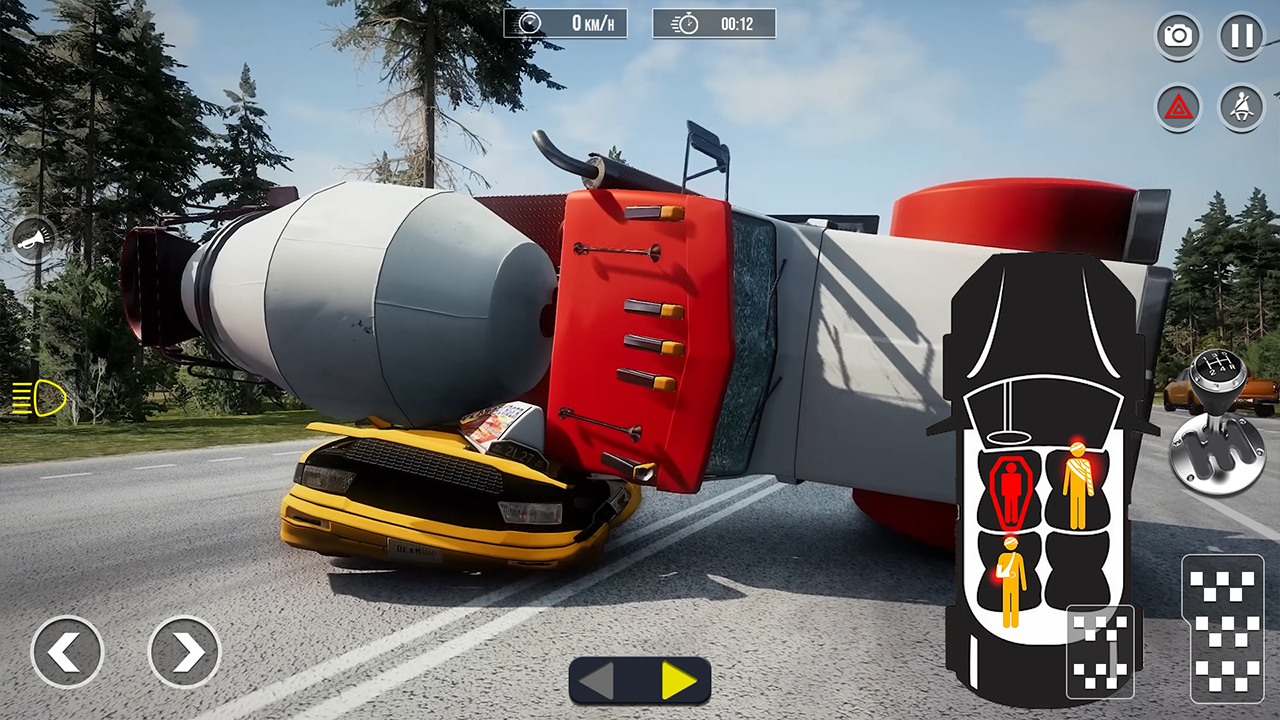 اسکرین شات 4 بازی Crazy Car Crash Simulator Game