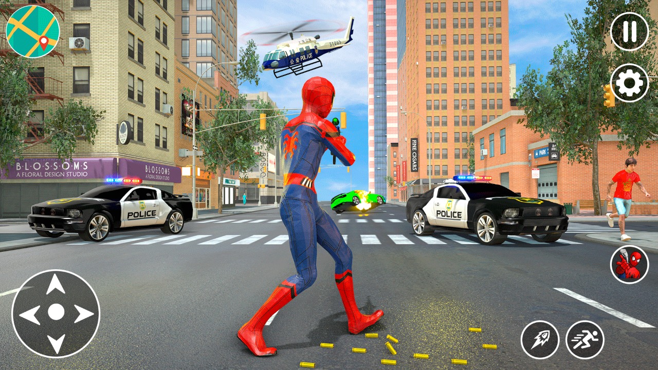 اسکرین شات 7 بازی Spiderman Miami Rope Hero 3D