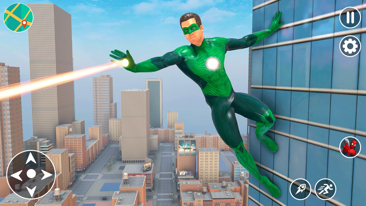 اسکرین شات 6 بازی Spiderman Miami Rope Hero 3D