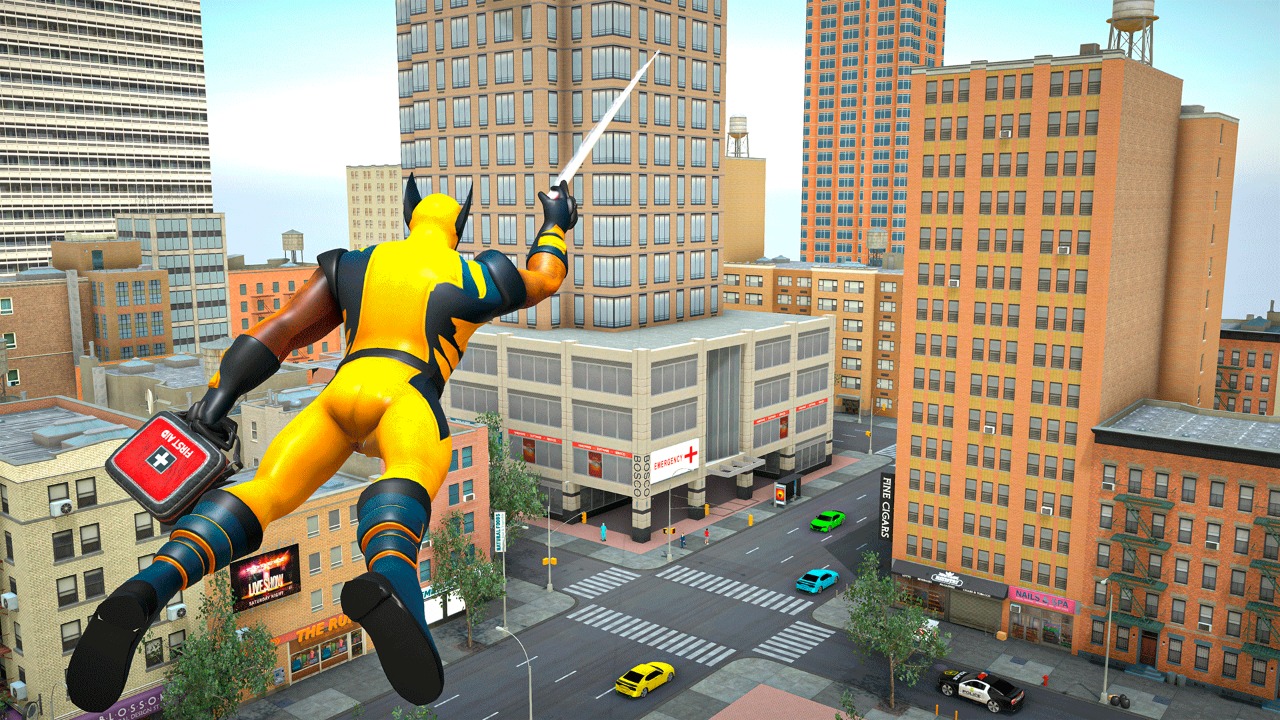 اسکرین شات 4 بازی Spiderman Miami Rope Hero 3D
