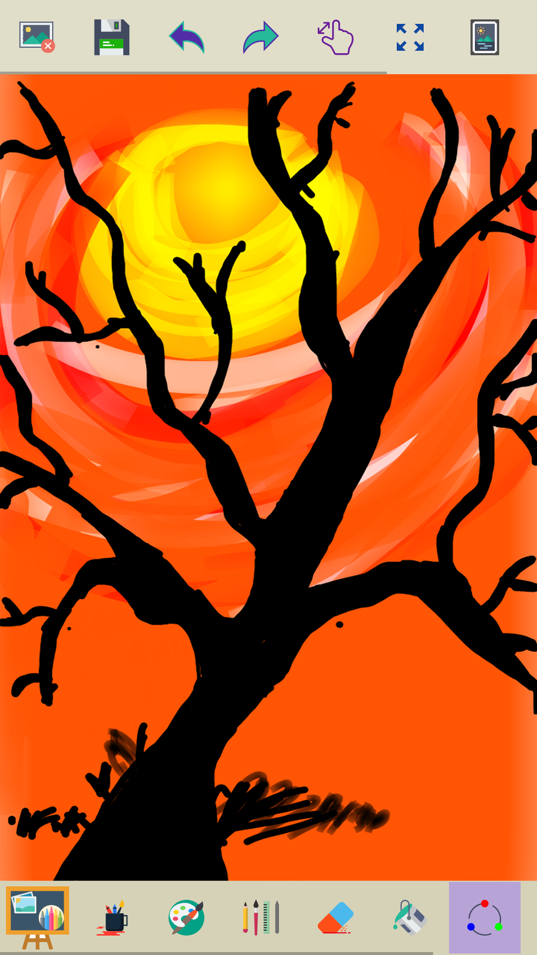 اسکرین شات 4 برنامه Kids Paint
