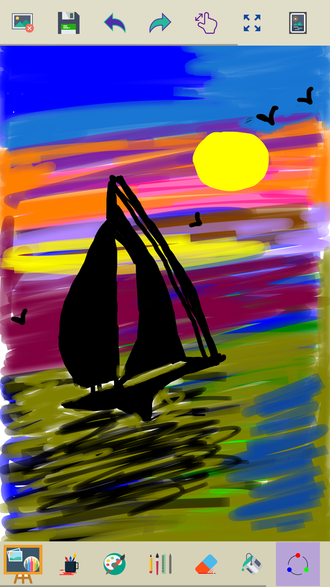 اسکرین شات 5 برنامه Kids Paint