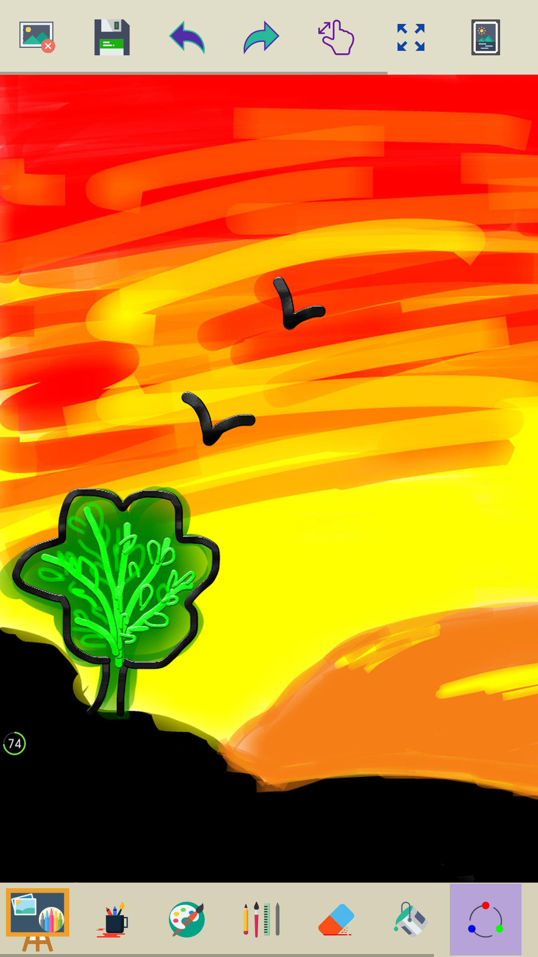 اسکرین شات 8 برنامه Kids Paint