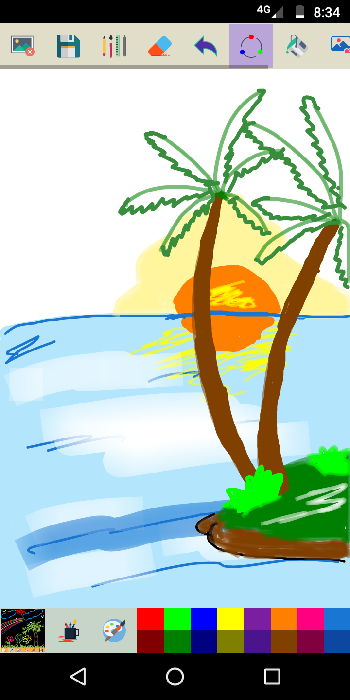 اسکرین شات 6 برنامه Magic Slate - Color & Draw