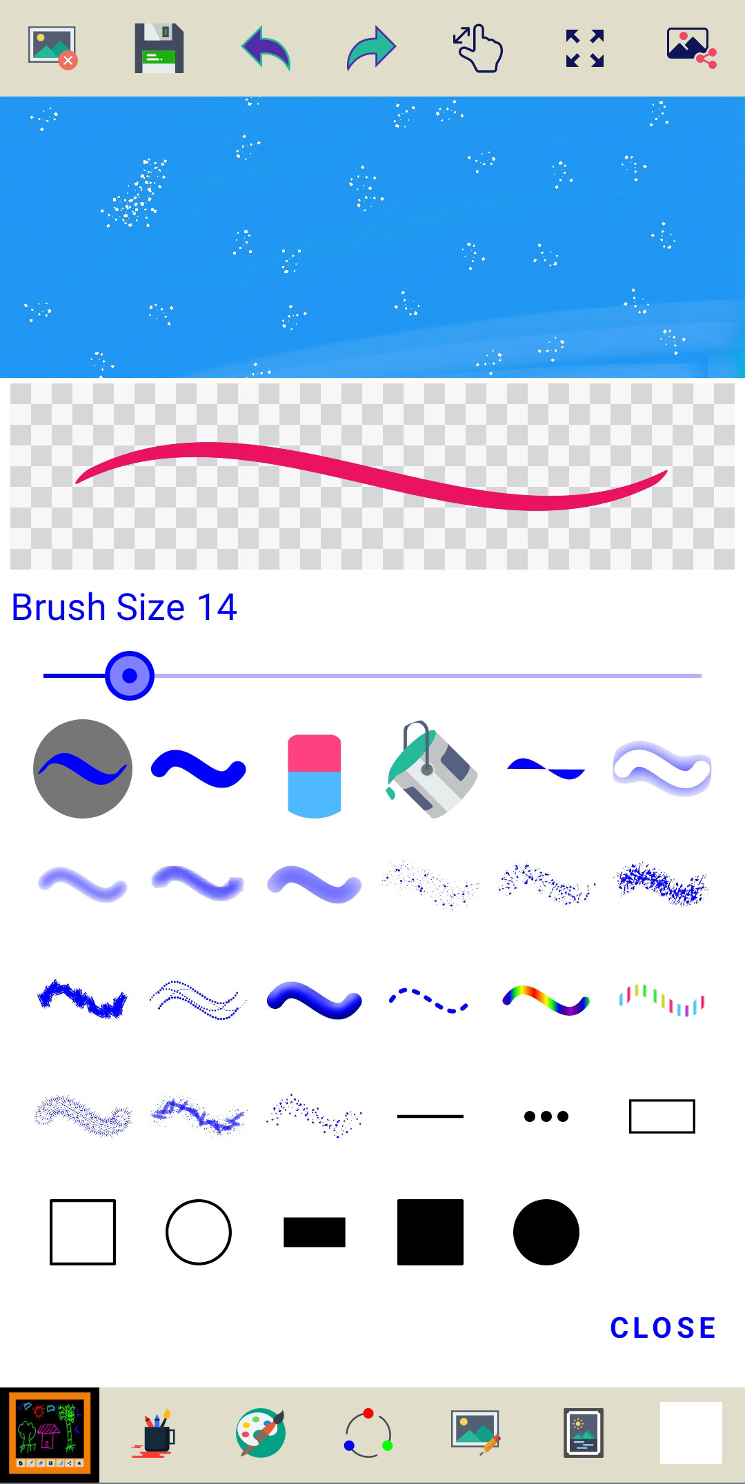 اسکرین شات 2 برنامه Magic Slate