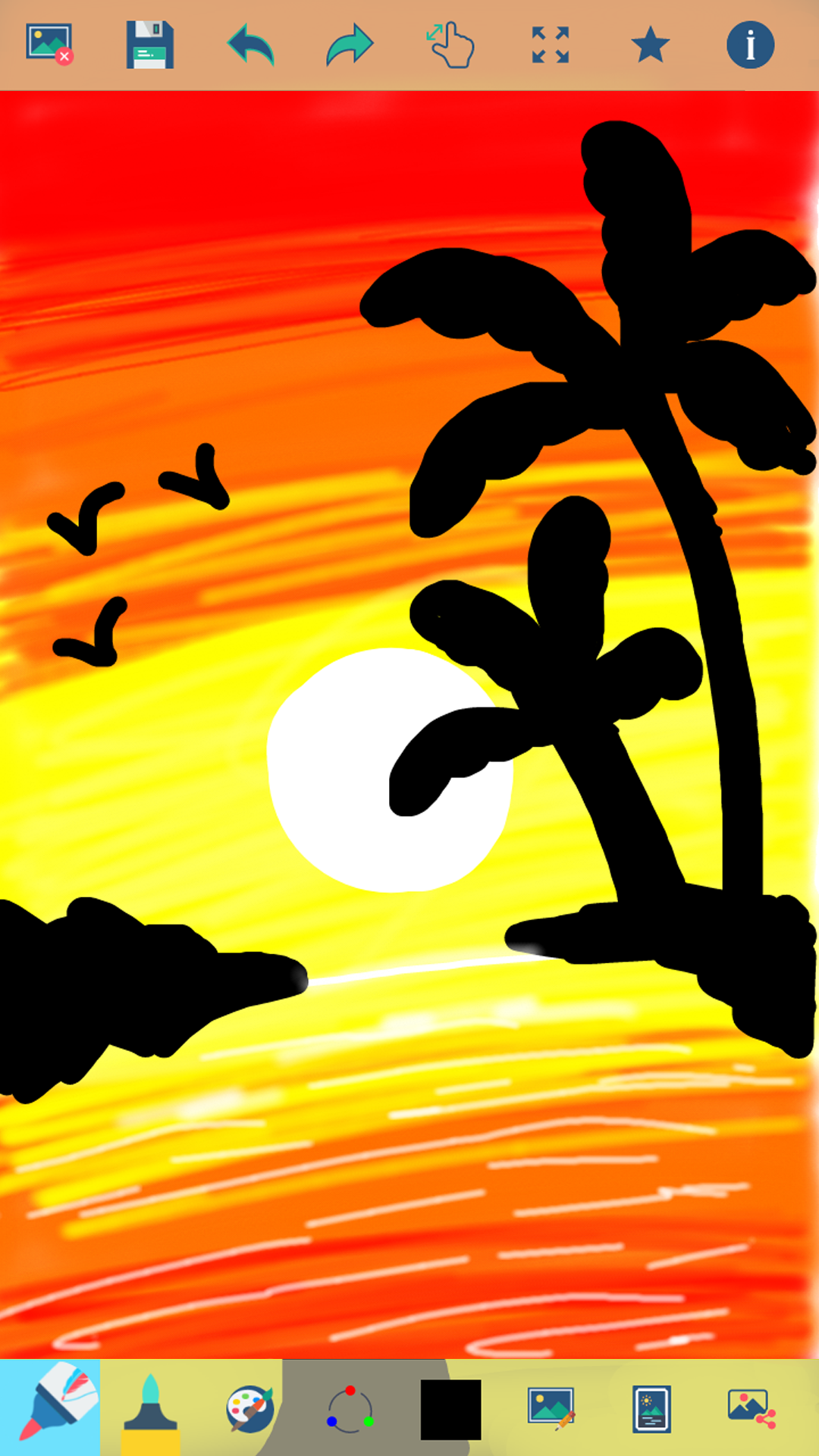 اسکرین شات 1 برنامه Markers draw, sketch & paint