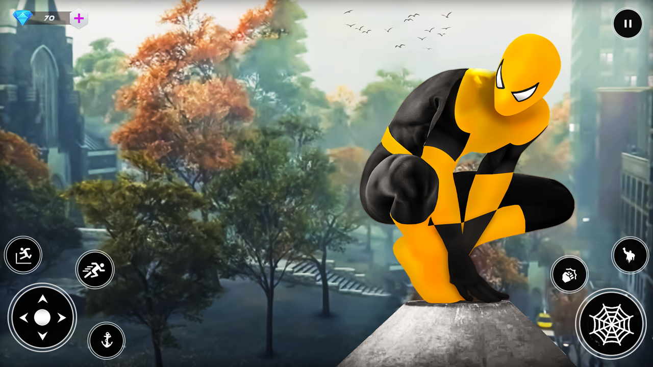 اسکرین شات 1 بازی Spider Hero Miami Rope : Hero Fighting Games
