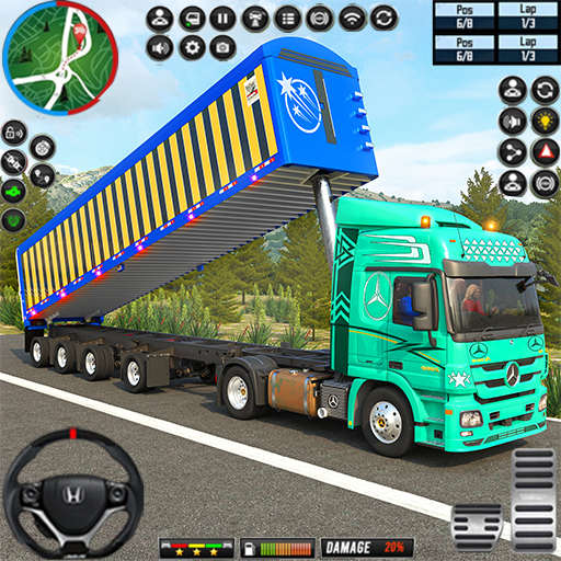 اسکرین شات 1 بازی Cargo Truck Driving Truck Game