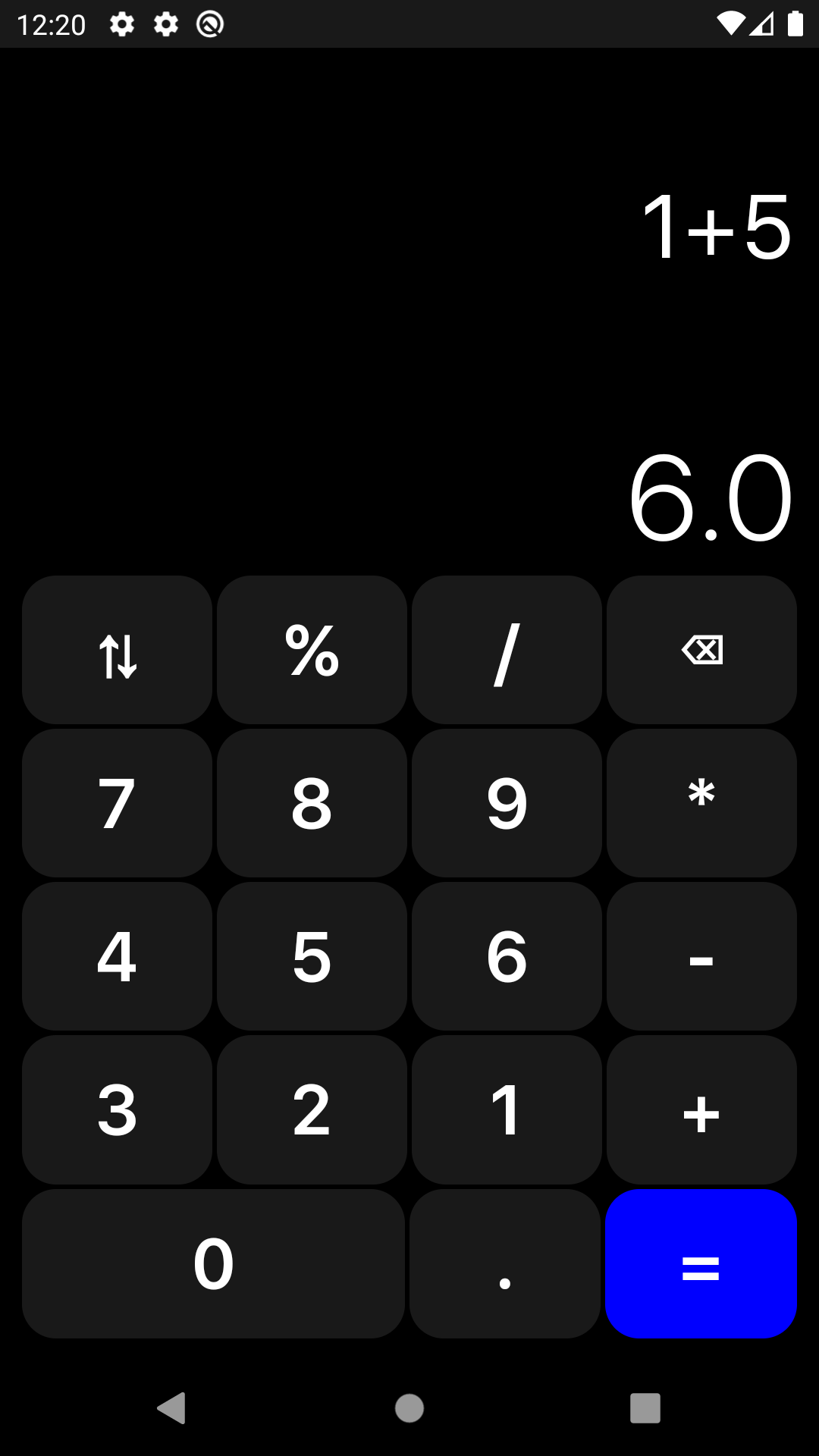 اسکرین شات 2 برنامه Simple Calculations