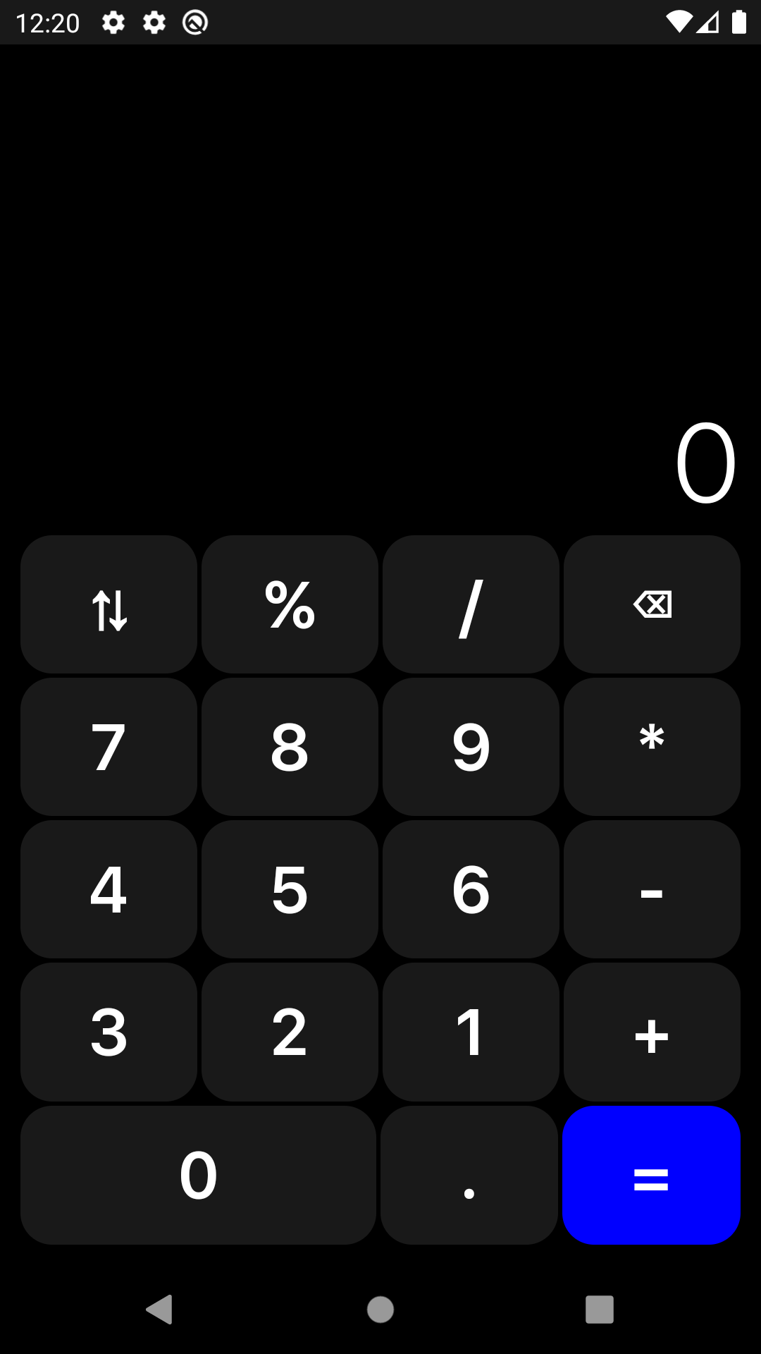 اسکرین شات 1 برنامه Simple Calculations