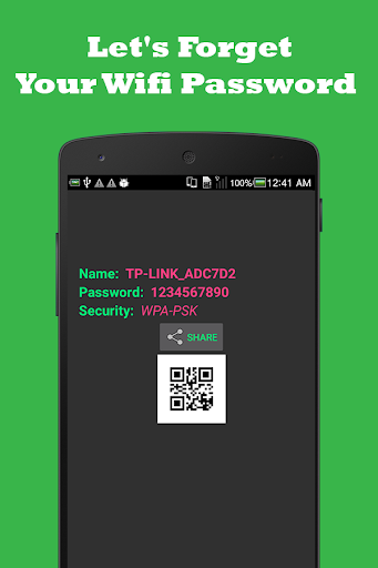 اسکرین شات 2 برنامه Wifi Password Viewer Free
