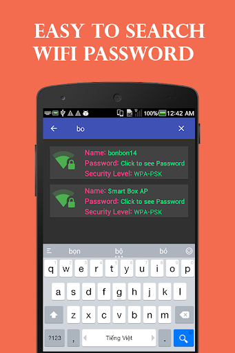 اسکرین شات 6 برنامه Wifi Password Viewer Free