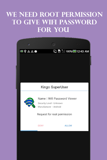 اسکرین شات 3 برنامه Wifi Password Viewer Free