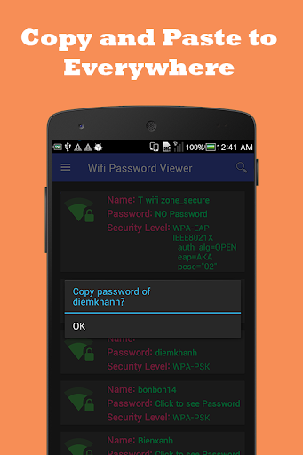 اسکرین شات 4 برنامه Wifi Password Viewer Free