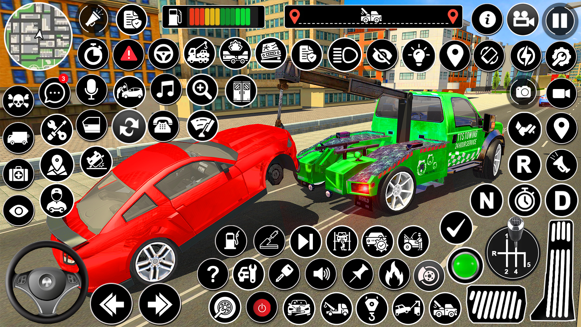 اسکرین شات 4 برنامه Tow Truck Game: Truck Games 3D