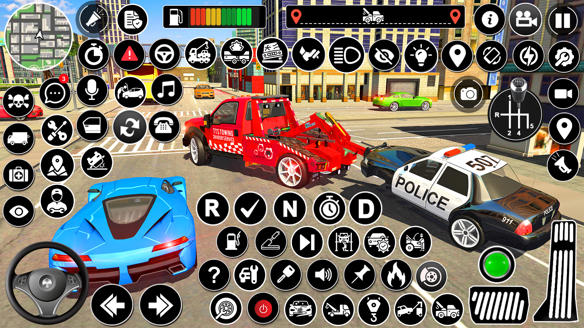 اسکرین شات 1 برنامه Tow Truck Game: Truck Games 3D